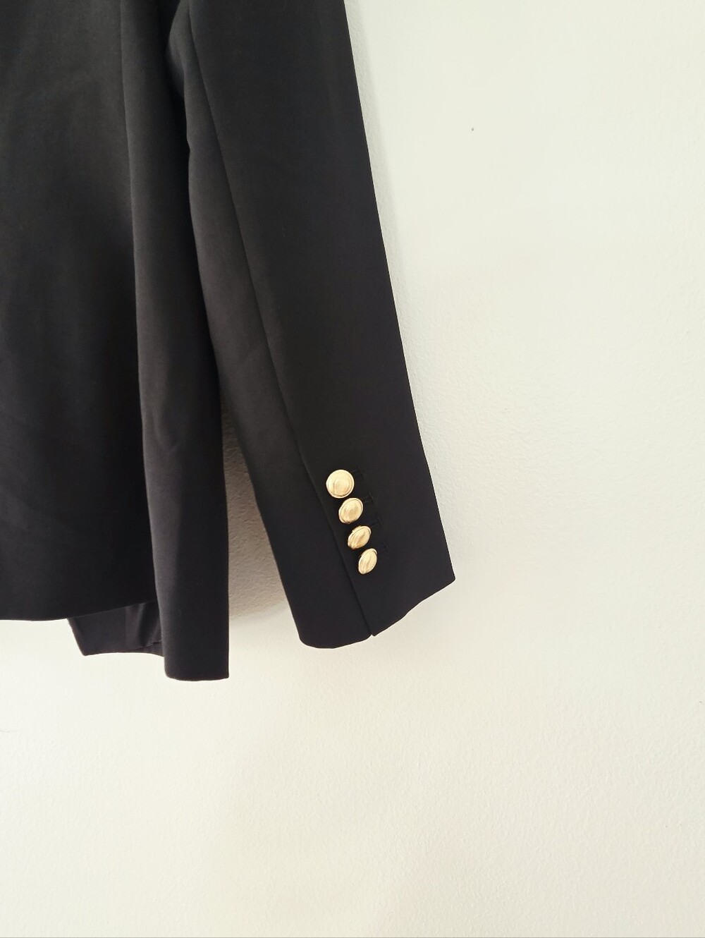 Express Editor Double Breasted Novelty Button Blazer Size XS - Picture 7 of 8
